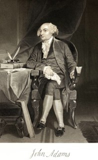 John Adams (1735-1826) important politician, one of the founding fathers of the United States and