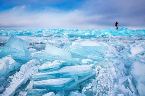 Lake Baikal is located in southern Siberia, Russia, near the city of Irkutsk. It is the deepest