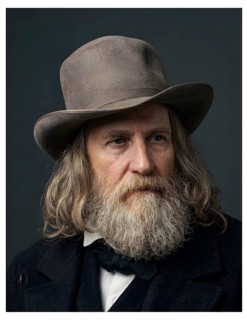 Portrait of Karl Eduard von Holtei, writer, actor, director, theatre director, historical figure,
