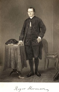 Roger Sherman (1721-1793) lawyer and politician, co-author of the Declaration of Independence, USA,