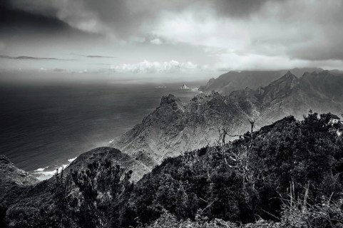 Anaga mountains aerial view, Tenerife