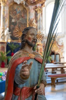 Palmesel, detail, in the Basilica of St Alexander and St Theodor, Sebastian-Kneipp-Straße 1,