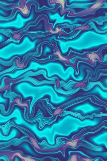 Dive into a world of vivid, swirling patterns in turquoise and purple. This abstract texture evokes