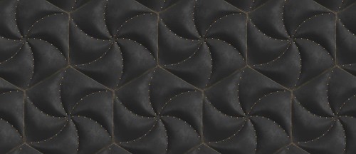 This illustration features a sophisticated 3D geometric pattern with hexagon tiles, perfect for