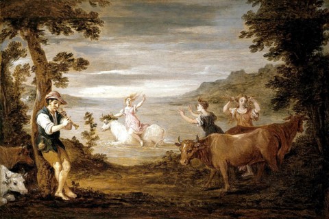 The Rape of Europa (1654-56), painting by David Teniers (baptised 15 December 1610 in Antwerp, died