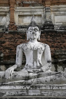 Buddha statue in Wat Yai Chai Mongkhon, Buddhist temple, Ayutthaya, Ayutthaya province, Thailand