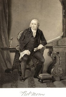 Robert Morris (1734-1806) entrepreneur, merchant, politician, signatory of the Declaration of