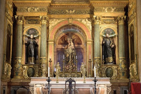 Jesuit Church of Saint Roch, Main altar and Choir, Chiado, Lisbon