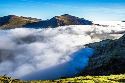 Snowdon Massif, Snowdon Range, Snowdonia, North Wales, UK