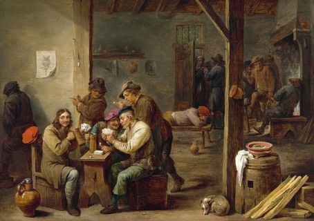 Tavern scene (1658), painting by David Teniers (baptised 15 December 1610 in Antwerp, died 25 April