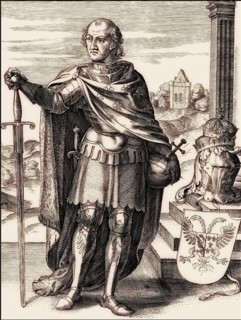 Charles the Bald, 823 – 877, emperor of the Carolingian Empire