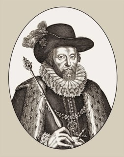 James VI and I, James Charles Stuart, 1566 – 1625, King of England, Scotland and Ireland, digitally