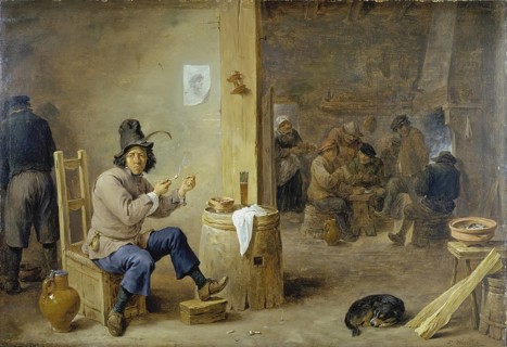 Smoker in an Inn (ca. 1659), painting by David Teniers (baptised 15 December 1610 in Antwerp, died