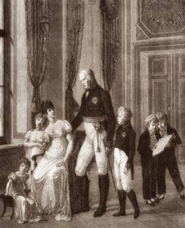 The royal couple with their children, Frederick William III, 1770-1840, king of Prussia and Louise