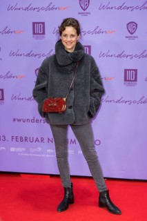 Anja Knauer at the premiere of the film Wunderschöner at Berlin's Zoo Palast on 04.02.2025
