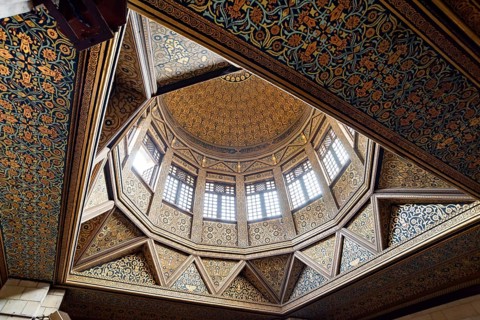 Cairo, Egypt. November 28th 2022 Egyptian Nilometer used to measure rise and fall of River Nile,