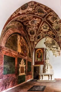Cloister, Franciscan Church, 1249, Krakow, Poland