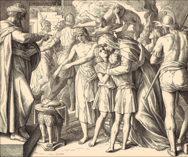 Martyrs, Books of Maccabees, Old Testament, by Julius Schnorr von Carolsfeld