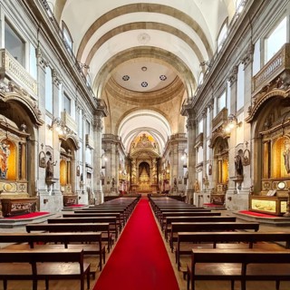 Igreja da Santíssima Trindade, Church of the Holy Trinity, its architect Carlos Amarante is also