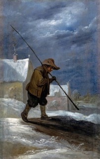 Winter, painting by David Teniers (baptised 15 December 1610 in Antwerp, died 25 April 1690 in