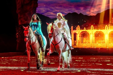 Cavalluna, horse show on Gateway to the Otherworld tour in Berlin's Uber Arena on 17.01.2026