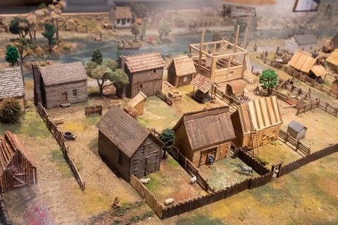 Monroe, Michigan - River Raisin National Battlefield Park. The park commemorates key battles in the