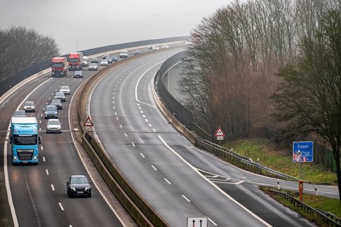 Closure of the A52 motorway, between AK Breitscheid and AS Kettwig, in the direction of Essen, a