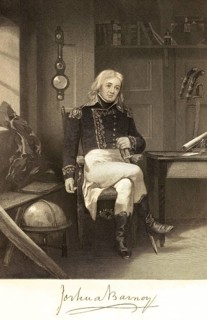 Joshua Barney (1759-1818) flotilla admiral, in the American War of Independence, naval officer,