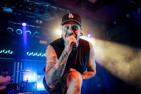 Singer Matthias Engst from Engst live on 10-year anniversary tour tour at Berlin's Astra Kulturhaus