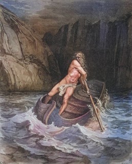 Illustration by Gustave Dore (1832-1883) for Dante's Inferno, the Divine Comedy by Dante Alighieri