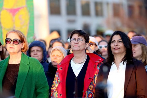 Politicians Lisa Paus (Alliance 90/The Greens), Saskia Esken (SPD) and Derya Türk-Nachbaur (SPD)