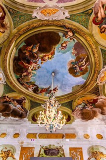 Ceiling fresco by Louis Dorigny, Spring, Love, Fame, Wealth, Opulence, Sala di Flora, 17th century