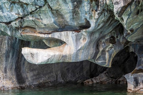 Marble Caves, Puerto Sanchez, lake Lago General Carrera, Chile