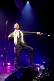 Theo Hutchcraft (singer) from HURTS live on 15 Years of Happiness Tour at Tempodrom Berlin on