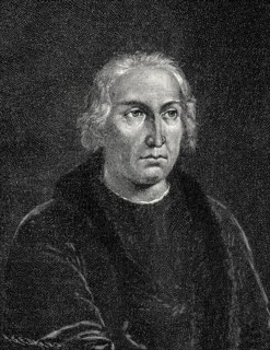Portrait of Christopher Columbus, 1451, 1506, Italian navigator in the service of Spain