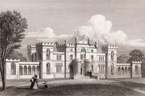 Rossie Castle, Craig, Angus, 19th century, from Modern Athens by Th. H. Shepherd
