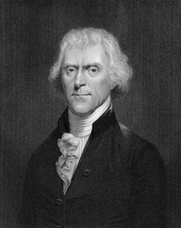 Thomas Jefferson, 1743 - 1826, the third president of the United States
