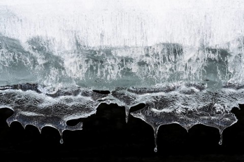 Ice structures, Storsjön, Östersund, Jämtland, Sweden, March 2022