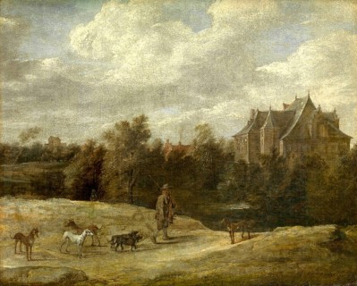 Return from the Hunt (1670), painting by David Teniers (baptised 15 December 1610 in Antwerp, died