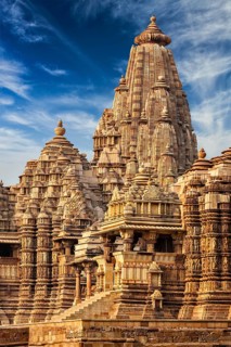 Kandariya Mahadev Temple, Khajuraho, India. Unesco World Heritage Site