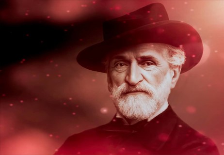 Giuseppe Fortunino Francesco Verdi, 1813 – 1901, Italian composer, digitally edited after a