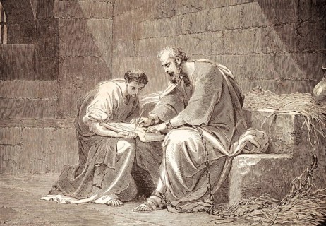 Paul writes the letter to the Ephesians, Paul's epistle to the Ephesians, New Testament, prison,