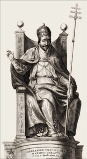 Pope Alexander VII., 1599 – 1667, born Fabio Chigi