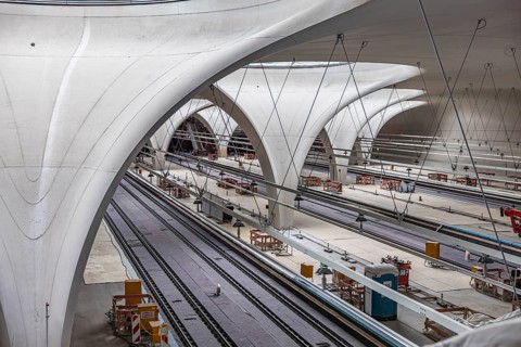 Open construction days at the new main train station. For three days, visitors can find out about