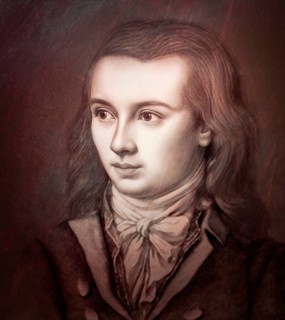 Portrait of Georg Philipp Friedrich Freiherr von Hardenberg, pseudonym and pen name Novalis, 1772 -