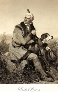 Daniel Boone (1734-1820) pioneer, settler, hunter, creator of the Wilderness Road, wilderness