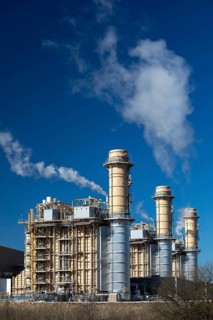 Byesville, Ohio - The Guernsey Power Station, a gas-fired power station in eastern Ohio. The 1.875