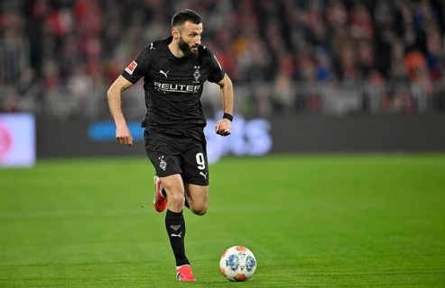 Franck Honorat Borussia Mönchengladbach BMG (09) Action on the ball Football Bundesliga, Allianz