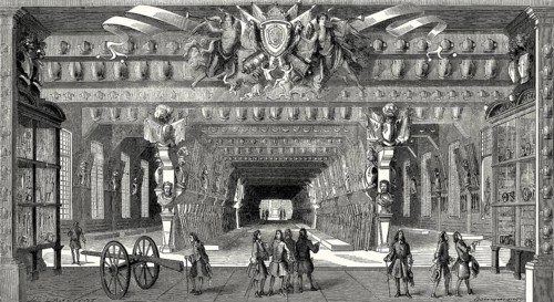 Weapons collection of Louis XIV at the Bastille, Paris, Museum of Artillery