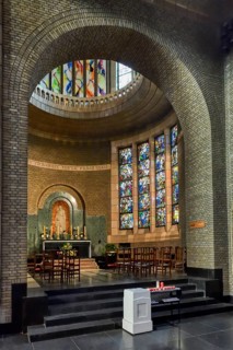 National Basilica of the Sacred Heart, Interior, Koekelberg, Brussels, Brabant, Belgium